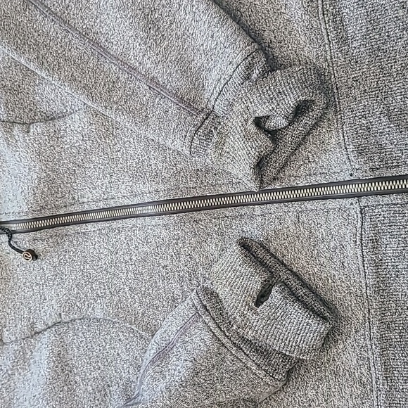 lululemon athletica Heathered Gray Scuba Hooded Jacket - Picture 4 of 7